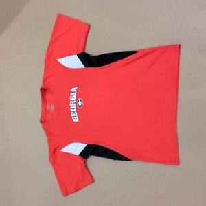 Georgia Bulldogs stretchy tee size Medium